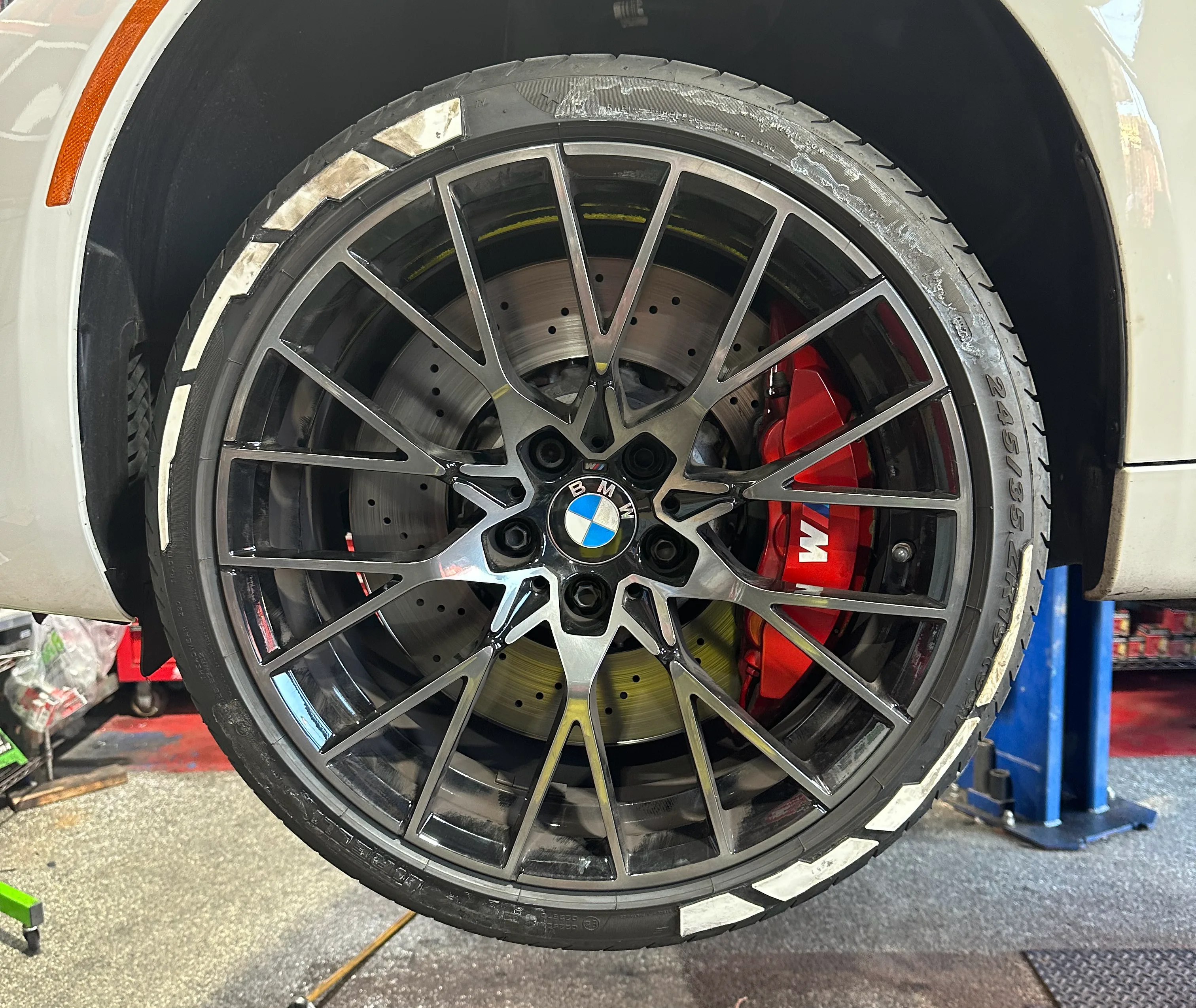 OEM dusty wheels after 5k miles